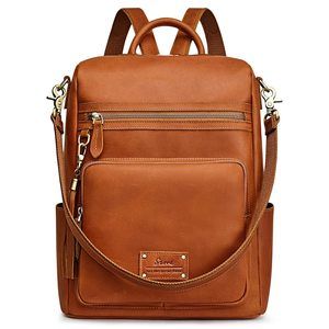 Leather Women Backpack Purse Vintage Fashion Shoulder Bag Travel🐣